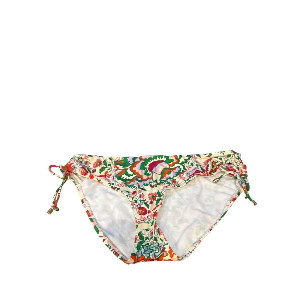 Gibson Latimer Floral Bikini Bottoms Large Multicolor  Nylon Tie Sides NWT